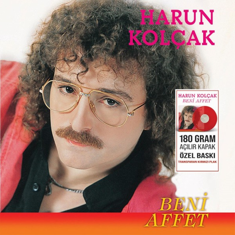 PLAK - Harun Kolçak / Beni affet (Kırmızı Transparan LP) (PLAK) Pikap & Aksesuarları Fiyatı