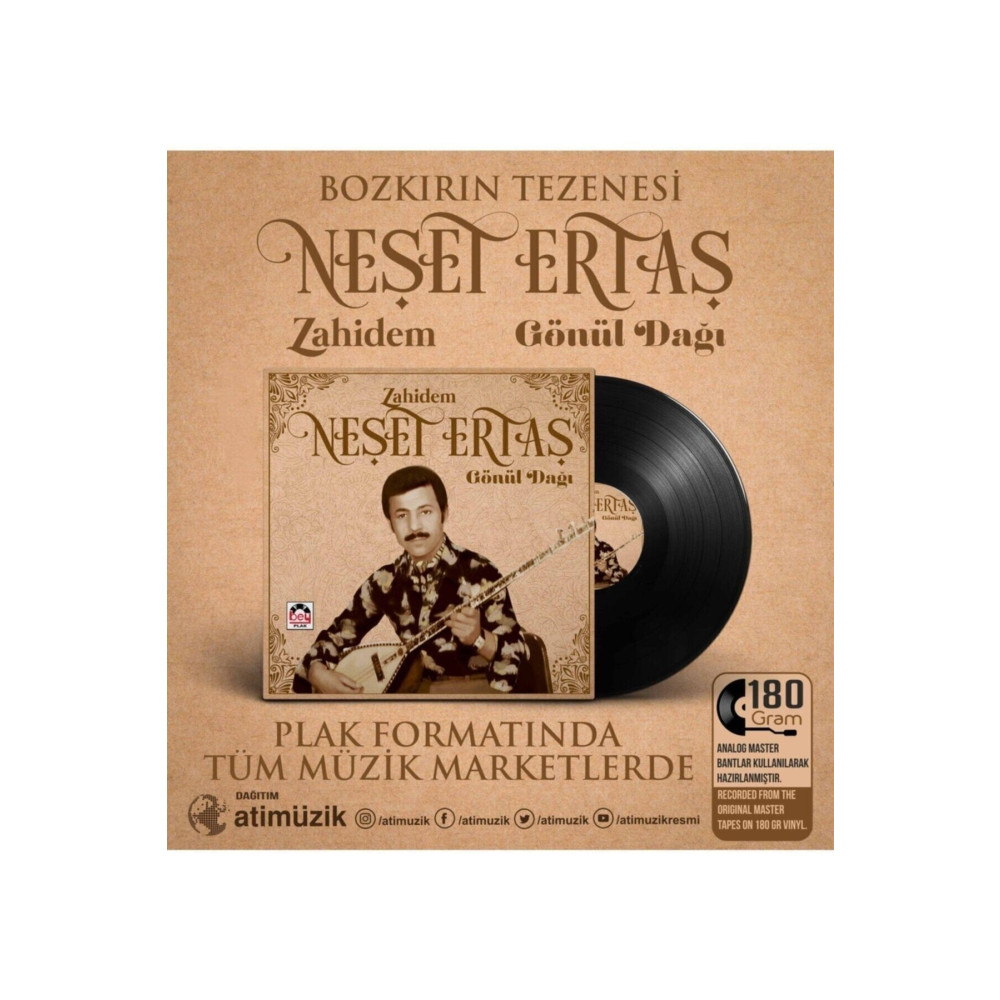 plak724 Neşet Ertaş - Zahidem (PLAK) Müzik Aleti Aksesuarları Fiyatı