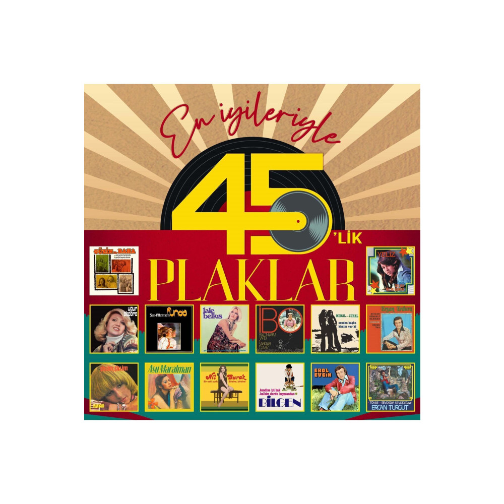 plakmarketi PLAK - En iyileriyle 45lik Plaklar / Çeşitli sanatçılar Müzik Aleti Aksesuarları Fiyatı