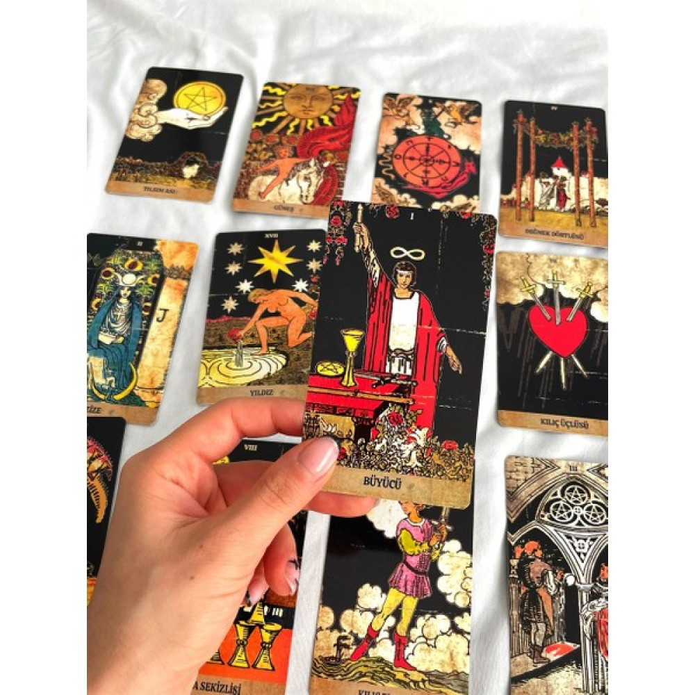 Planet Butik Regin Black Vintage Tarot Oyun Takımları Fiyatı