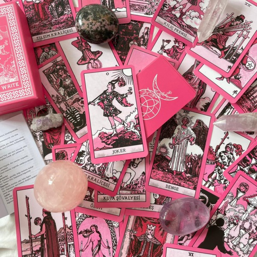 Planet Butik Regin Pink Rider Waite Tarot Destesi Oyun Takımları Fiyatı