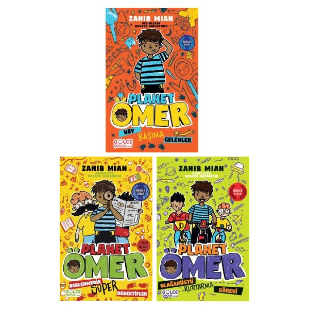 Planet Ömer 3 Kitap Set - Zanib Mian Çocuk Öykü Fiyatı