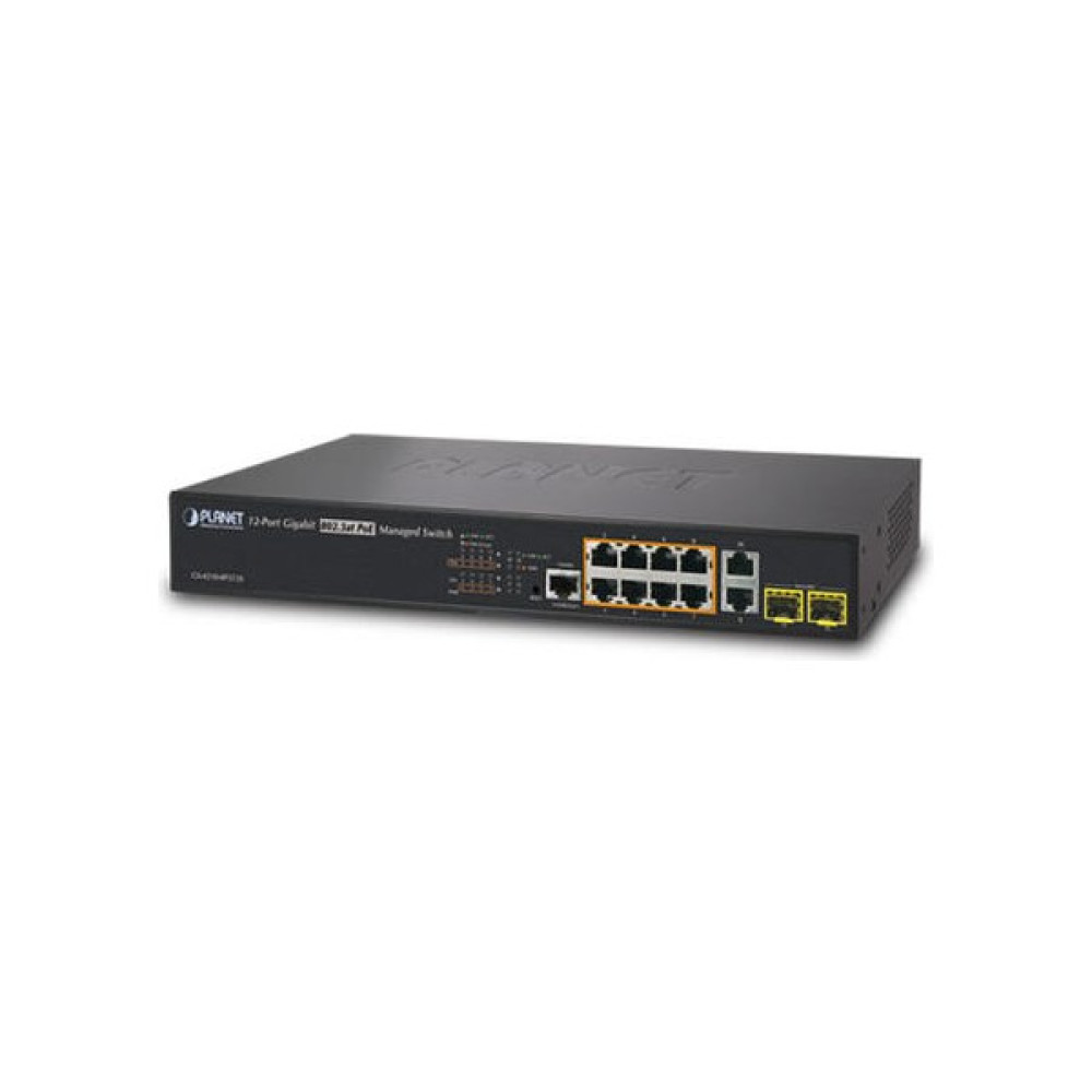 Planet PL-GS-4210-8P2T2S 8 Port Gigabit Poe 2 Port Gigabit 2 Port Sfp 240W Yönetilebilir Poe Switch Oto Boyaları Fiyatı