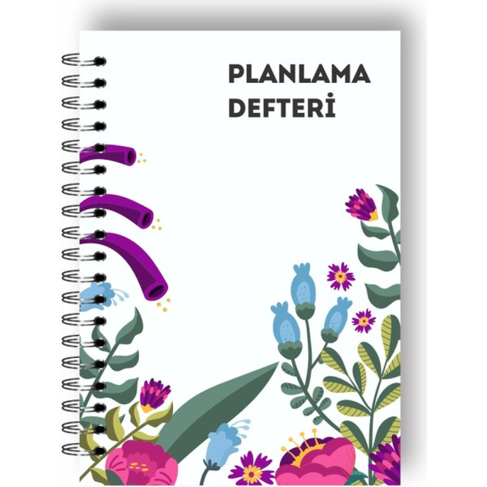 Plango Çiçek Bahçesi Günlük Planlayıcı Defter - Daily Planner - Ders Çalışma Planlayıcı Defteri - Planlama Defteri Spiralli Defter Fiyatı