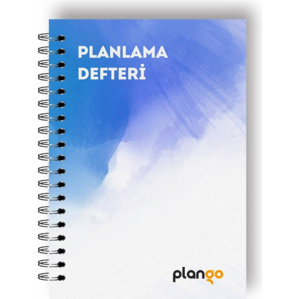 Plango Mavi Suluboya Günlük Planlayıcı Defter - Daily Planner - Ders Çalışma Planlayıcı Defteri - Planlama Defteri Spiralli Defter Fiyatı