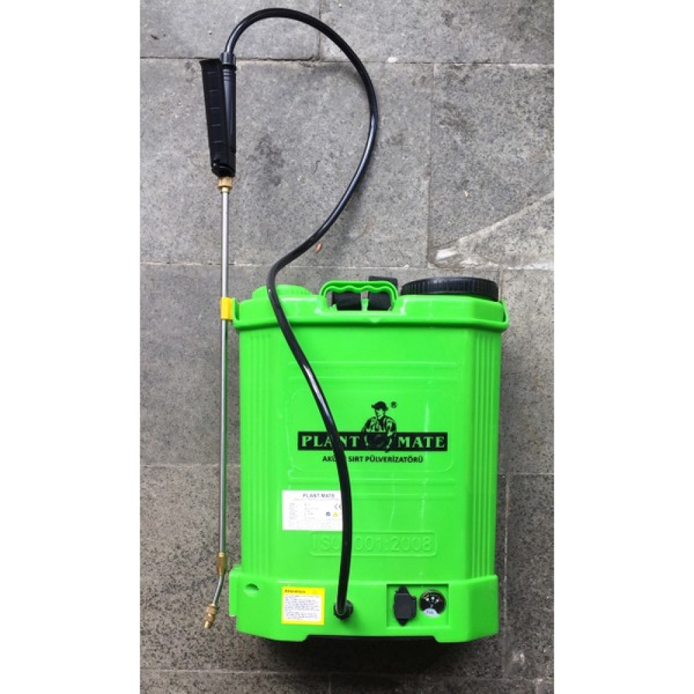 Plant Mate 16 lt Akülü Şarzlı İlaç Pompası Makinası İlaçlama Makinesi Fiyatı