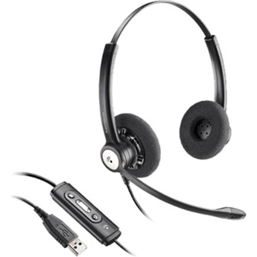 Plantronics HW121N USB Duo Çağrı Merkezi Kulaklık - Siyah Kulak Üstü Kulaklık Fiyatı