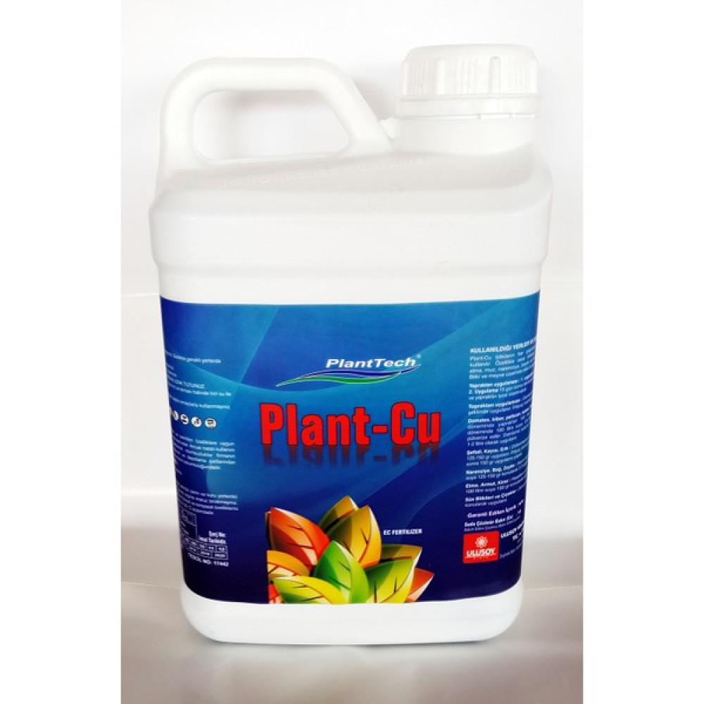 PlantTech Plant-Cu %6 Sistemik Sıvı Bakır (5 Kg) - 5 Kg Bitki Fiyatı