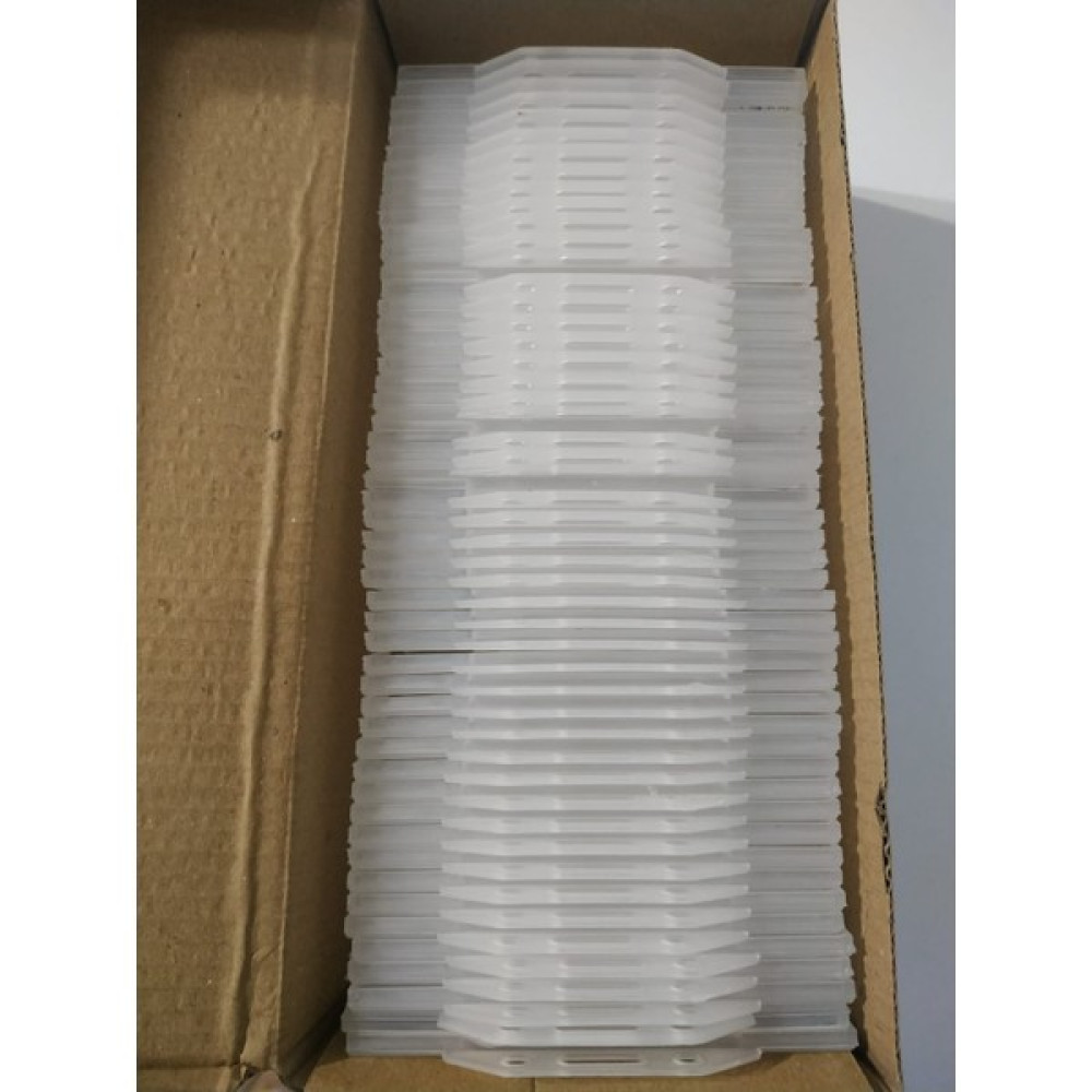 Plasis Personel Yaka Kartı Plastik Koruyucu Kartlık Kılıf Yatay 50 Li Paket - Mat Şeffaf Plastik Kart Malzemeleri Fiyatı