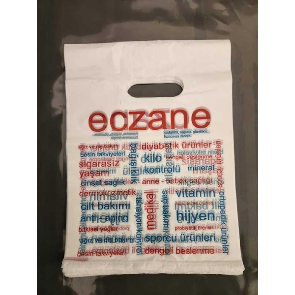 plastex Bio Eczane Poşeti El Geçme 24X31 cm Orta Boy - 24 Kg'lık Paket Dosya Fiyatı
