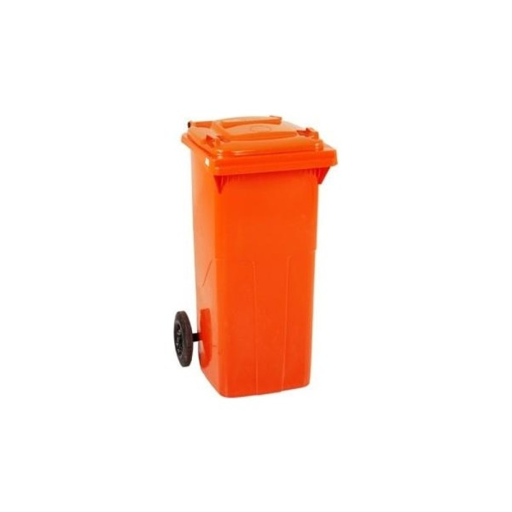 Plastico 120 Lt Turuncu Çöp Konteyneri Dekoratif Bahçe Ürünleri Fiyatı
