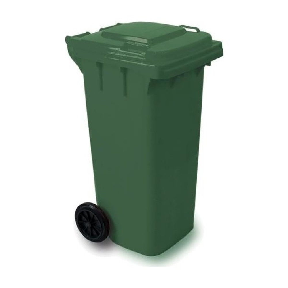 Plastico 120 Lt Yeşil Çöp Konteyneri Dekoratif Bahçe Ürünleri Fiyatı