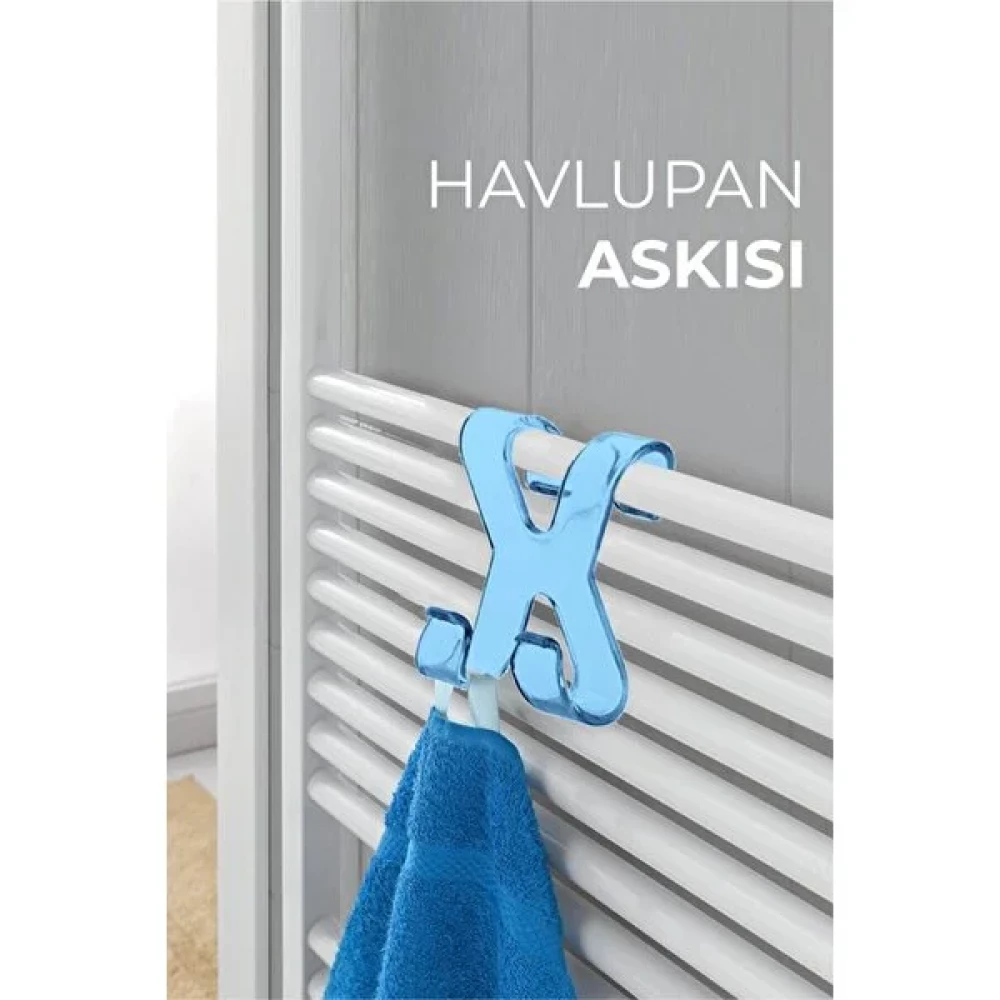 Plastik Havlupan Duşakabin Askısı - Beyaz Banyo Askılık Fiyatı