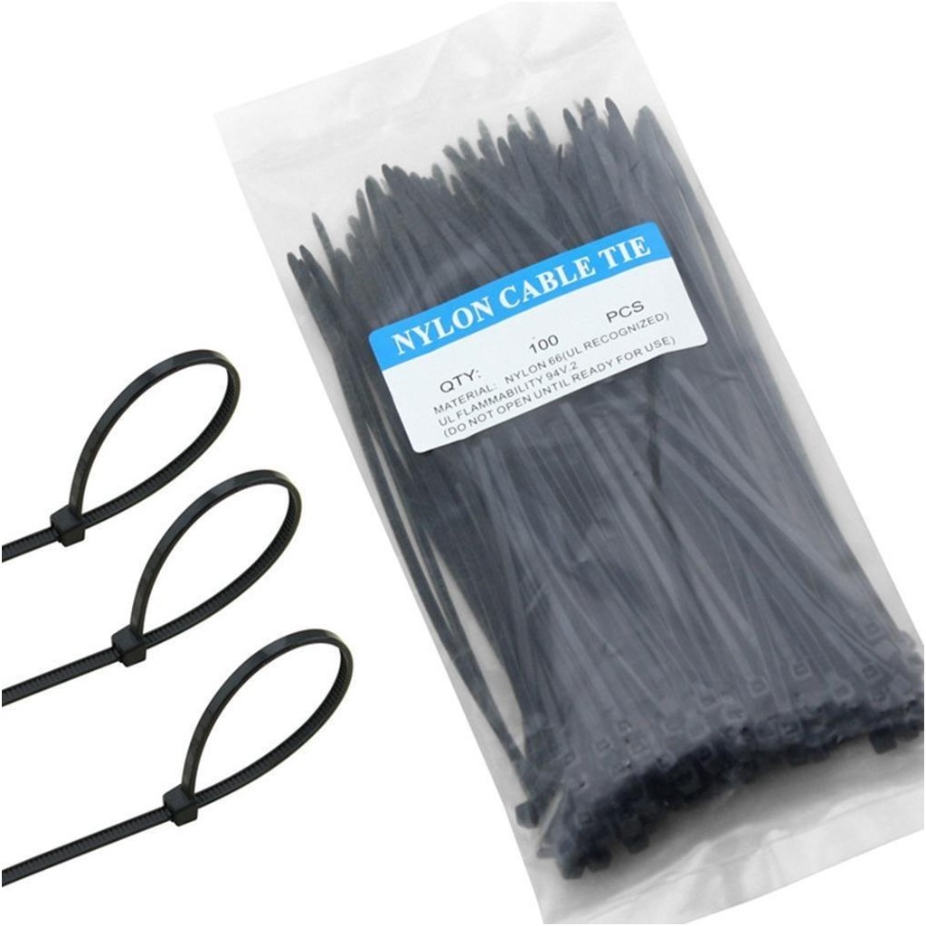 Plastik Siyah Kablo Bağı - 100X2.5 mm (10CM) - 100 Adet - 10 cm SSD / Solid State Drive Fiyatı
