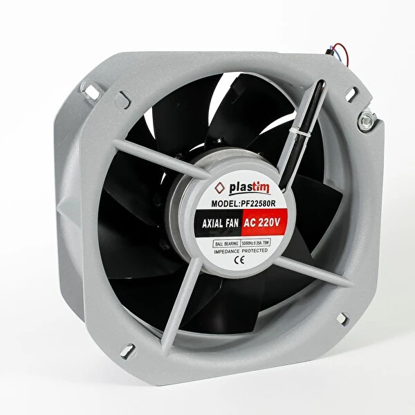 Plastim 220V AC – 225x225x80 MM Rulmanlı Aksiyel Fan Güç Kablosu Fiyatı