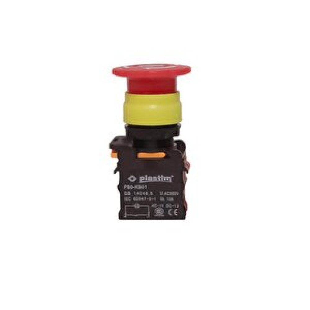 Plastim Plasti̇m Pb0-as542-24l 1nc Aci̇l Stop Butonu (22 Mm – 24v Led Işik) Elektrik ve Aydınlatma Fiyatı