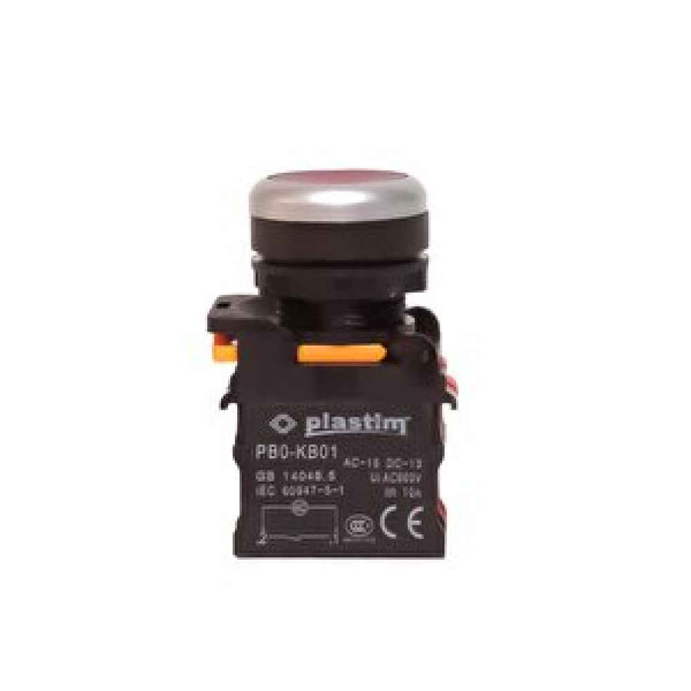 Plastim Plasti̇m Pb0-aw34m5 220v Led Işikli Buton (22 Mm – 1nc – Kirmizi) Elektrik ve Aydınlatma Fiyatı