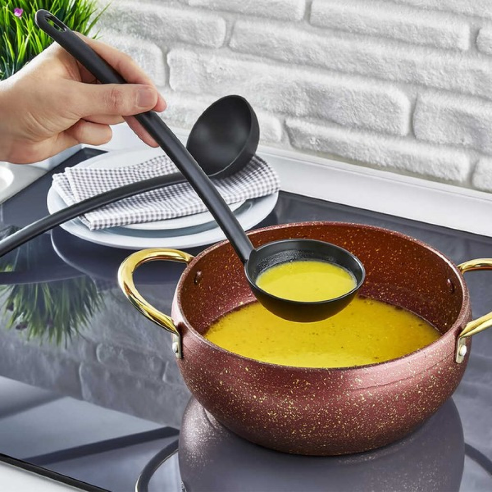 Plastlife Lotta KP-135 Teflon Kepçe Siyah - 1 Adet Mutfak Gereçleri Fiyatı
