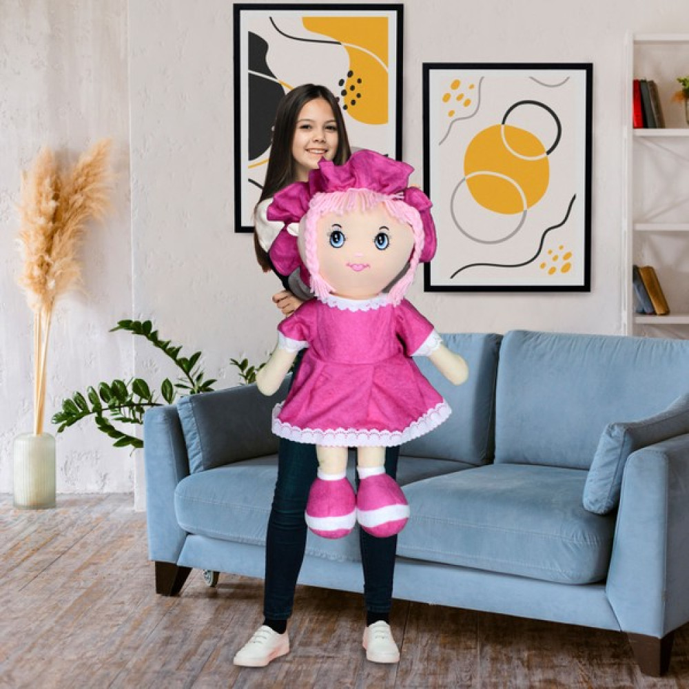 Platin Gift Mira Peluş Bez Bebek 70CM Pembe Peluş Oyuncaklar Fiyatı