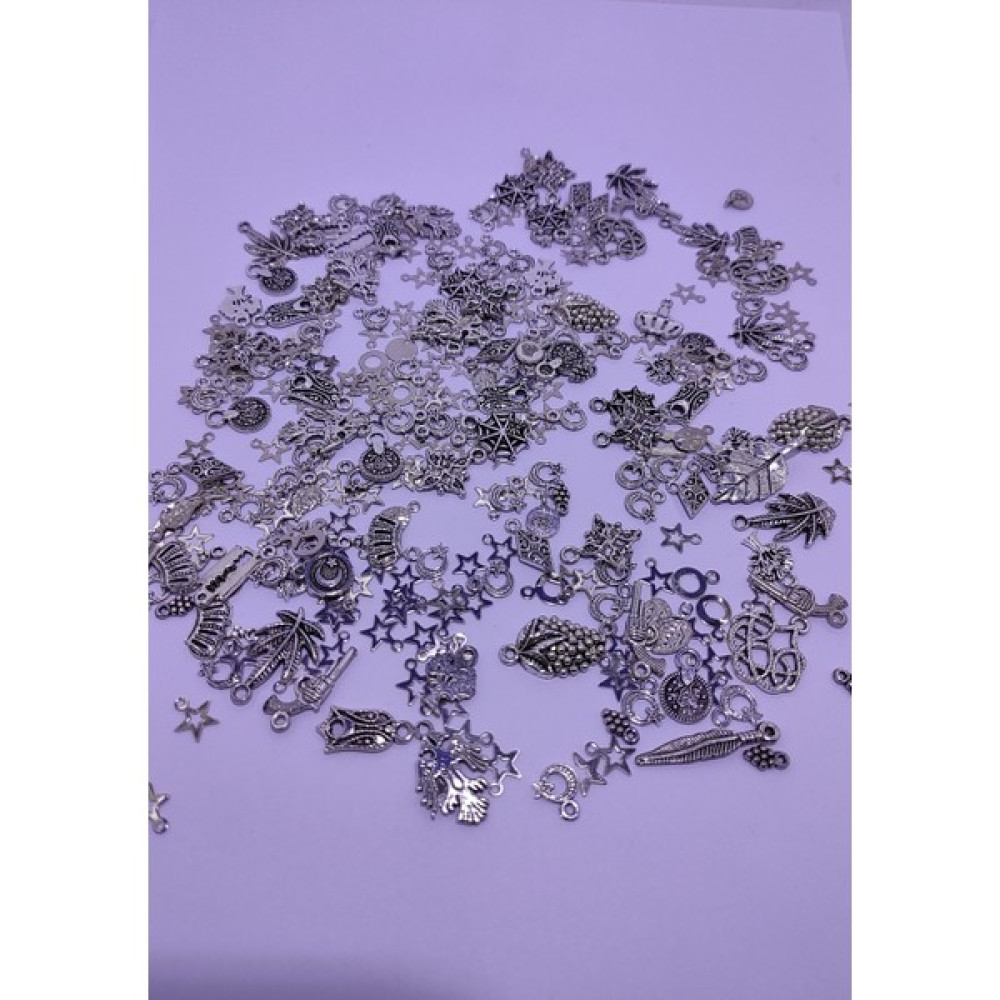 Platin Hediyelik Takı Malzemesi Küpe Kolye Bileklik Metal Sallantı Aparatı Karışık Püskül Seti 100 gr Oyun & Hobi Fiyatı