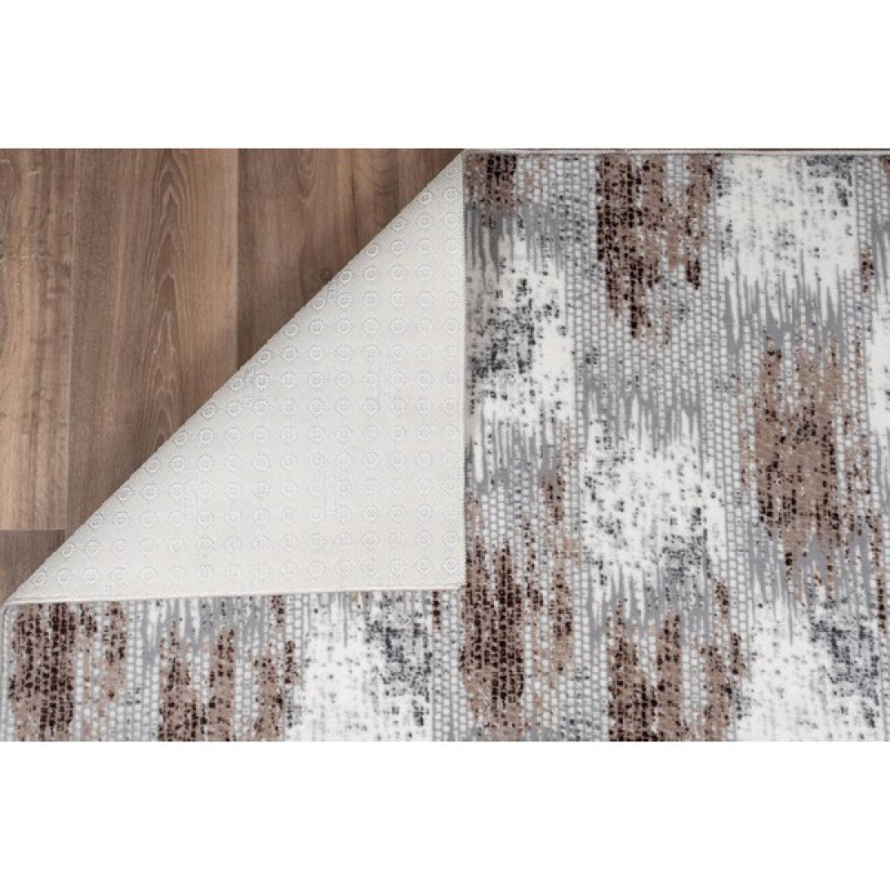 Plato Halı Yıkanabilir Kaymaz Tabanlı Kesme Rulo Halı Saçaklı Yolluk - Kahve - 200 x 400 cm Yolluk Fiyatı