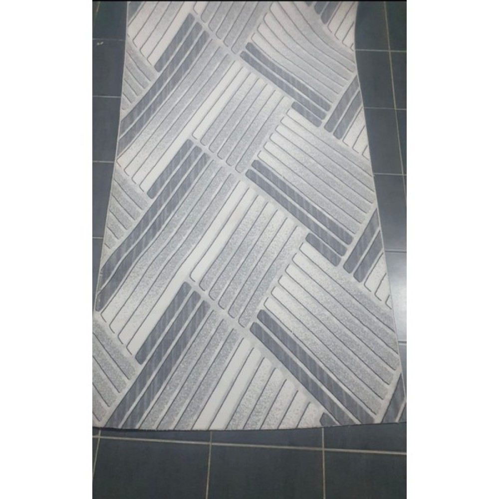 Plato Jel Kaymaz Taban Yıkanabilir Yumuşak Yüzey Kesme Halı Yolluk - 100 x 500 cm - Açık Gri Yolluk Fiyatı