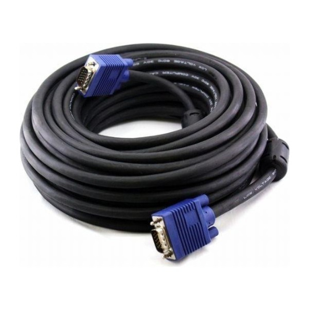 Platoon 25 Metre VGA Kablo 25 Metre 15 Pin Kablo - Siyah HDMI Kablo Fiyatı