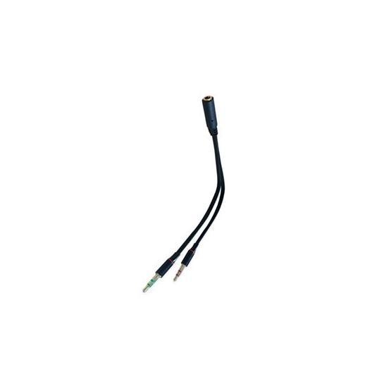 Platoon PL-8815 20 cm Mikrofon Kulaklık Ayırıcı Kablo Ses Kablosu Fiyatı