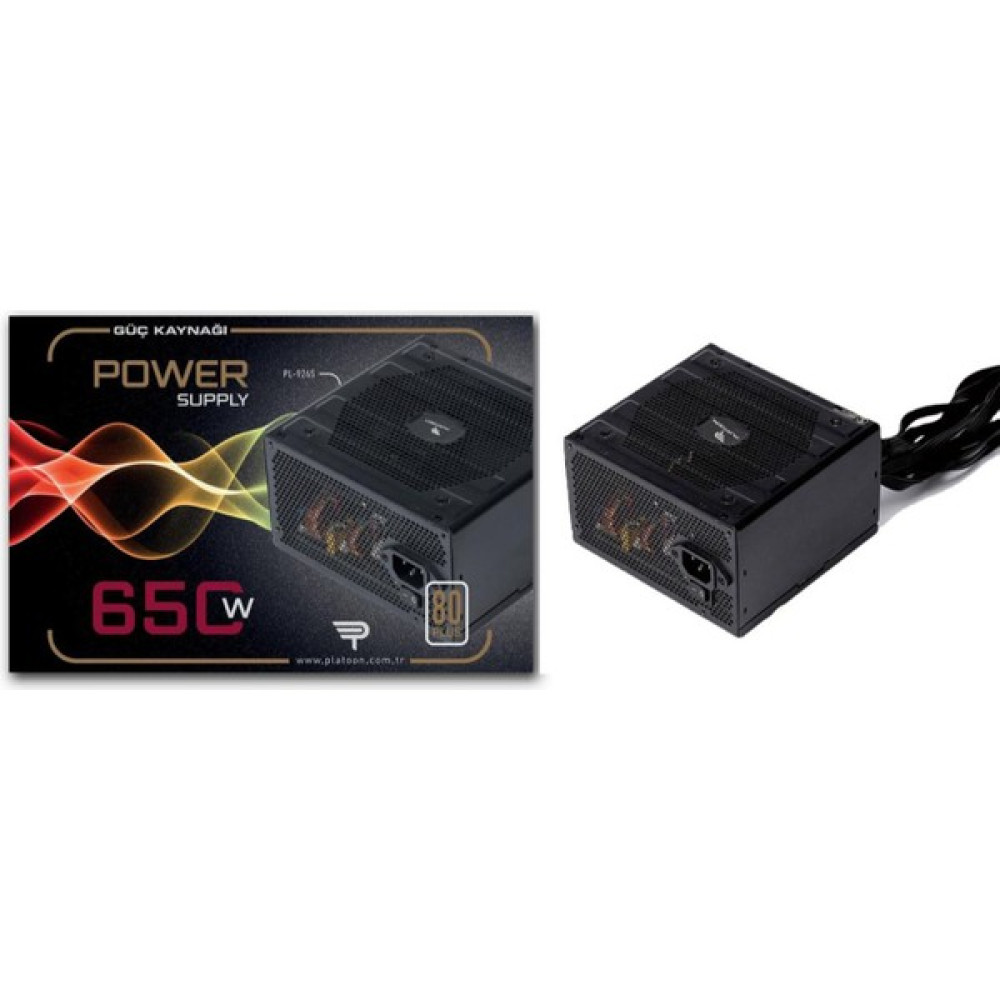 Platoon PL-9265 650W Power Supply Power Supply Fiyatı