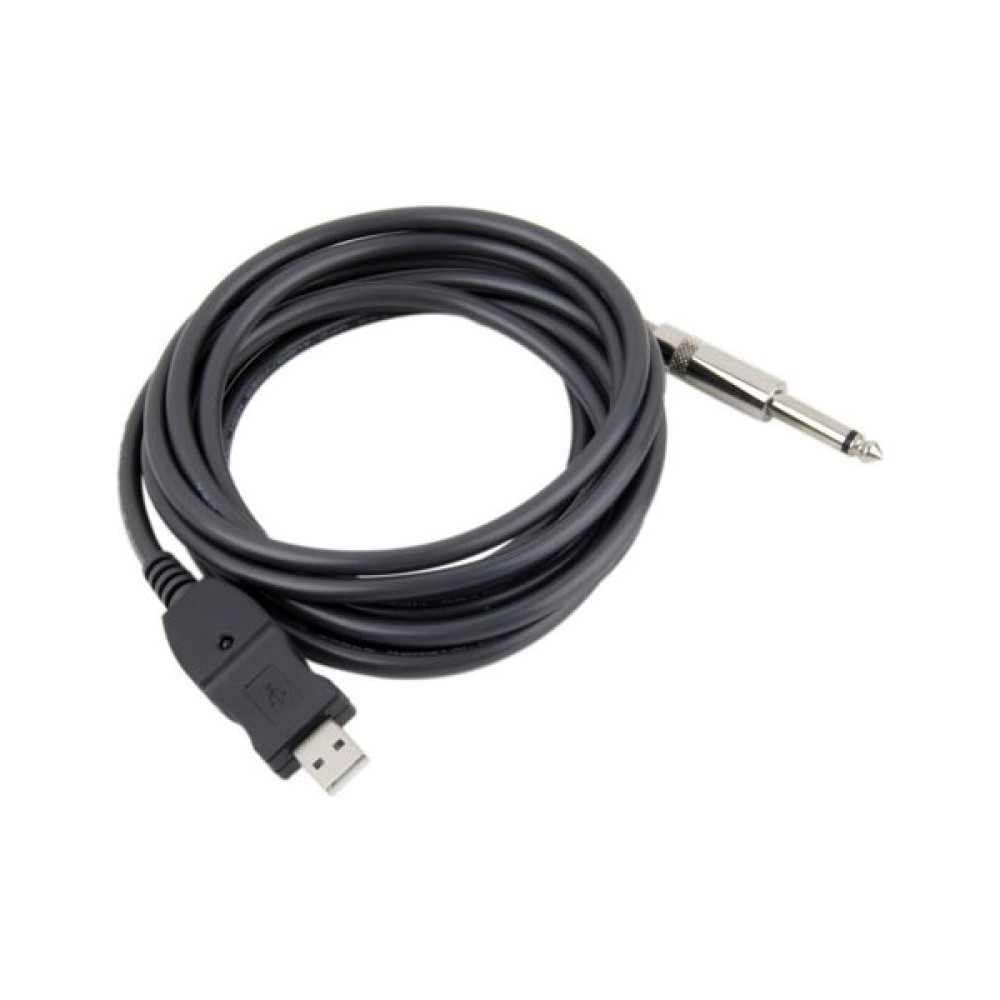 Platoon PLH-147 USB Enstrüman Gitar - Saz Kablosu USB To 6, 3 mm Mono Jak Kablo Görüntü Kablosu Fiyatı