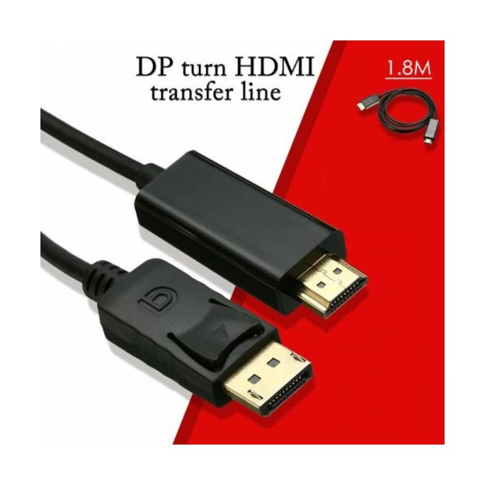 Platoon1.8 Metre Display Port To HDMI Kablo V1.1 Dısplay HDMI Display HDMI Kablo HDMI Kablo Fiyatı
