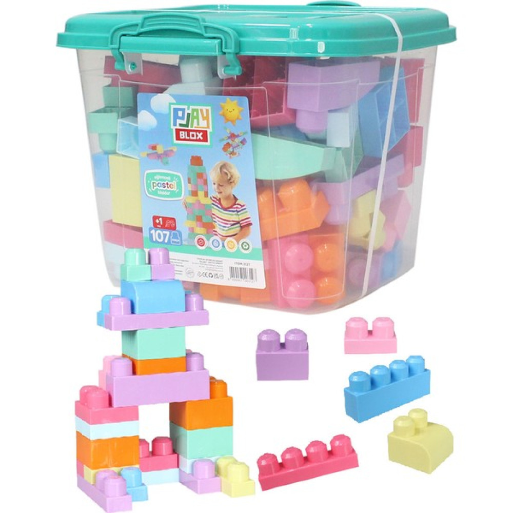 Play Blox 3127 Pastel Renkler Mega Blok Seti 107 Parça Kovalı Legolar ( Yapım Oyuncakları ) Fiyatı
