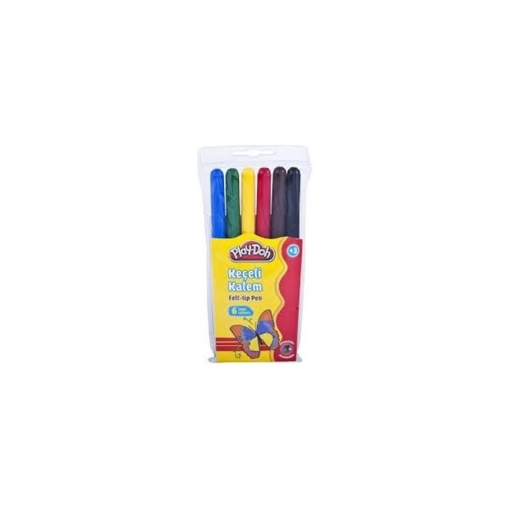 Play-Doh 6 Renk Keçeli Kalem Pvc 2mm Oto Boyaları Fiyatı