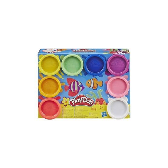 Play Doh E5044-E5062 Gökkuşağı Renkleri 8'li Hamur