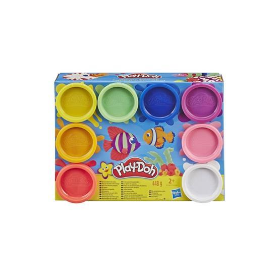 Play Doh E5044-E5062 Gökkuşağı Renkleri 8'li Hamur