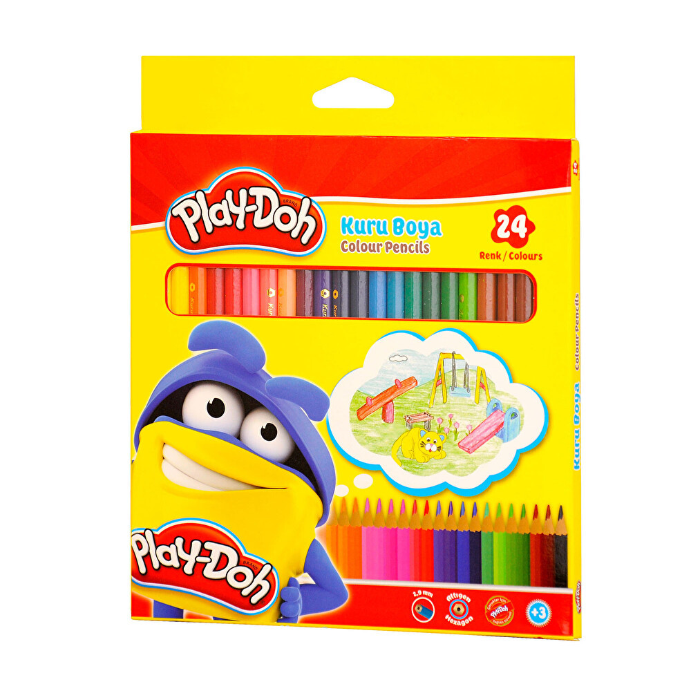 Play-Doh Kuruboya 24 Renk Kuru Boya Kalemi Fiyatı