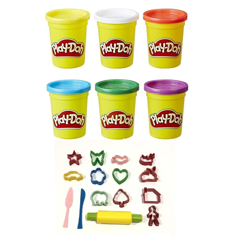 Play Doh Oyun Hamuru 6  Lı Ve Oyun Hamuru Kalıbı Seti Hediyeli 15 Parça Oyuncak Fiyatı