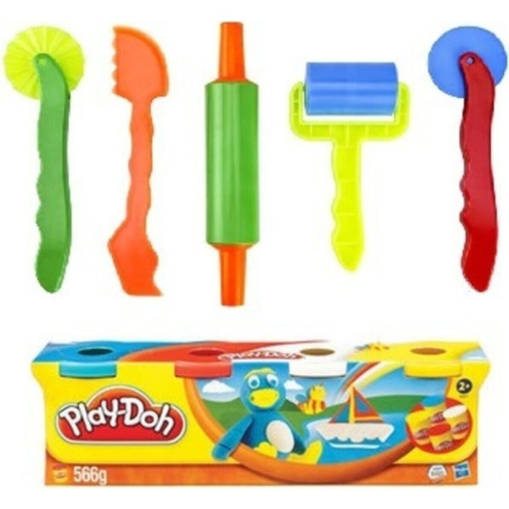Play-Doh Play Doh Oyun Hamuru Kalıbı Merdane Seti ve Oyun Hamuru 2'li Set - Renkli Eğitici Oyuncak Fiyatı