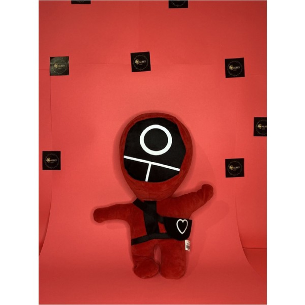 Play Time Büyük Boy Squid Game Asker Bebek 40 cm - KIRMIZI/SQUID GAME Peluş Oyuncaklar Fiyatı