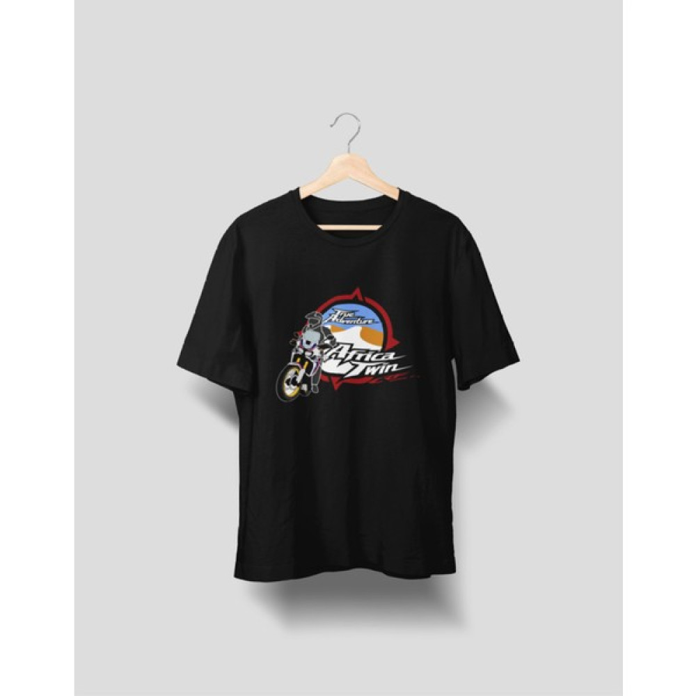 Playbackmoda Motosiklet , Honda , Africa Twin , Enduro , Baskılı Tişört Erkek T-shirt Fiyatı