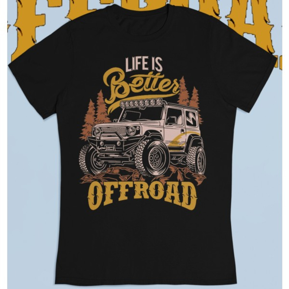 Playbackmoda Owersize Offroad Mercedes G Series Tasarım Baskılı Tişört Erkek T-shirt Fiyatı
