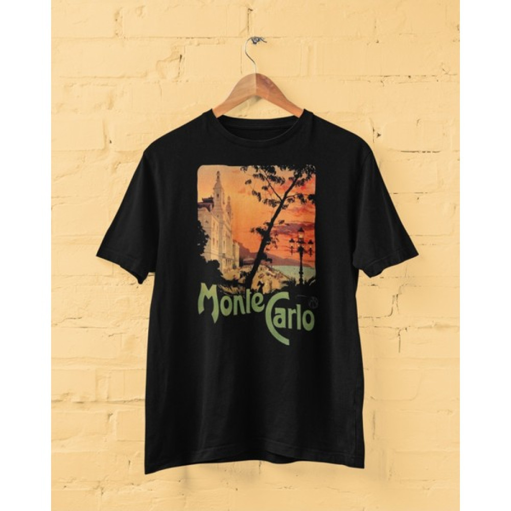 Playbackmoda Ülke Şehir Monte Carlo Baskılı T-Shirt Erkek T-shirt Fiyatı