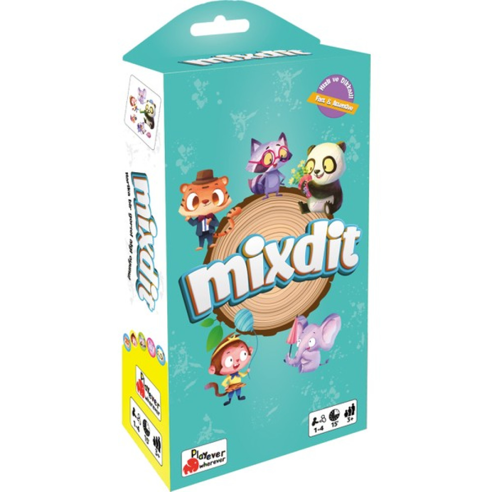 Playever Mixdit, Okul Öncesi Dikkat ve Görsel Algıyı Geliştiren Kutu Oyunu 3-5 Yaş - Renkli Eğitici Oyuncak Fiyatı