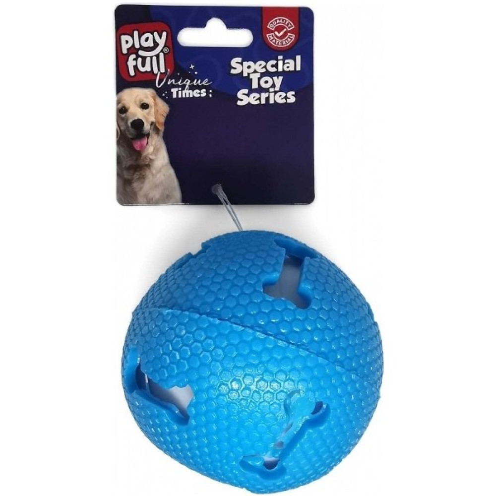 Playfull Işıklı Kemik Desenli Plastik Top Köpek Oyuncağı 7.5 Cm Evcil Hayvan Ürünleri Fiyatı