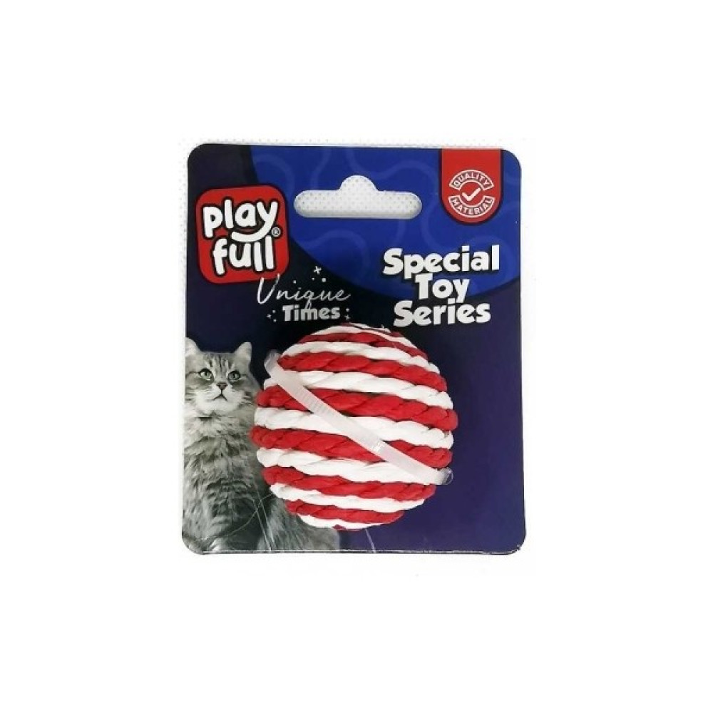 Playfull PF-4053 Hasır Top Kedi Oyuncağı 4 cm Evcil Hayvan Ürünleri Fiyatı