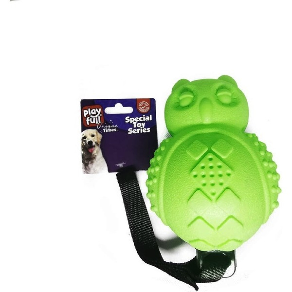 Playfull Sesli Lüx Baykuş Köpek Eğitim Oyuncağı 30X10 cm Yeşil Evcil Hayvan Ürünleri Fiyatı