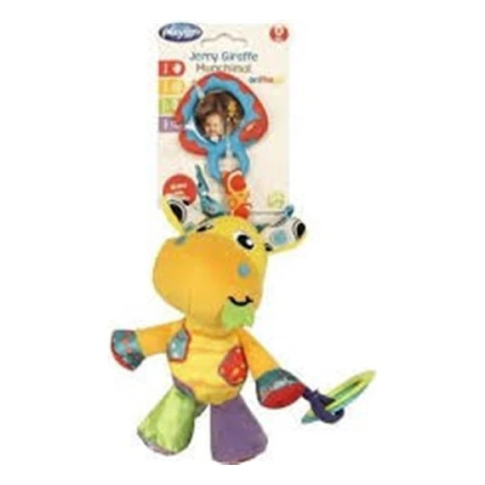 Playgro Munchimal Peluş Aktivite Oyuncağı Zürafa 0+Ay - Gri Ana Kucağı Fiyatı