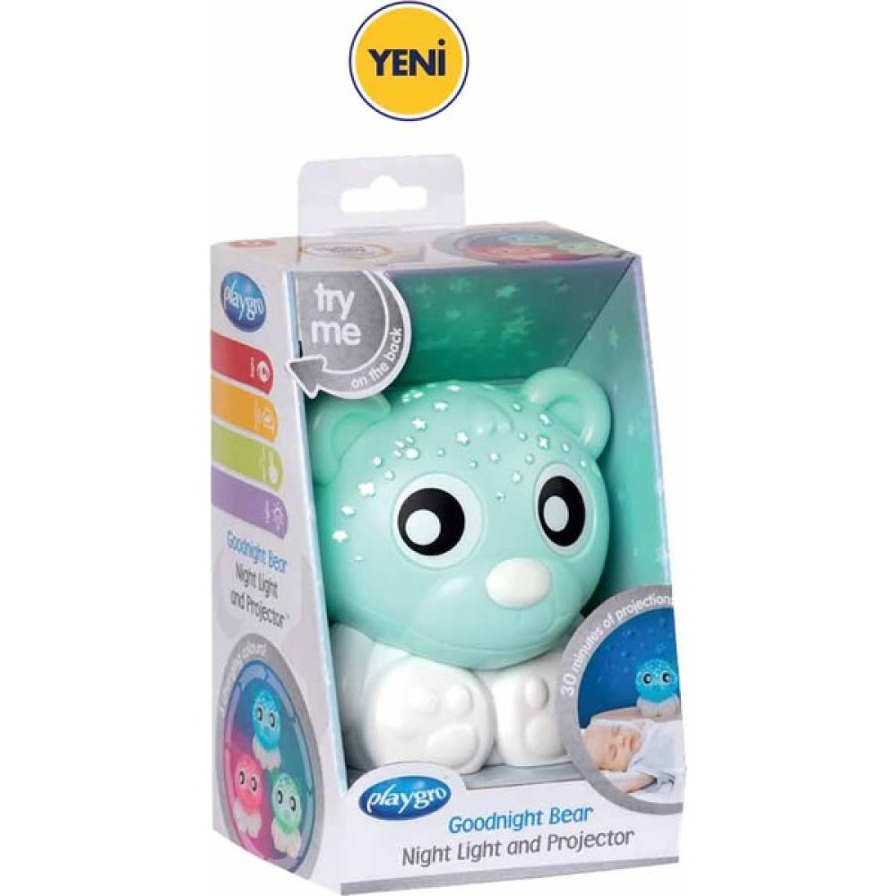 Playgro Sevimli Ayı Projektör Mavi 0 Ay+ Bebek Oyuncakları Fiyatı