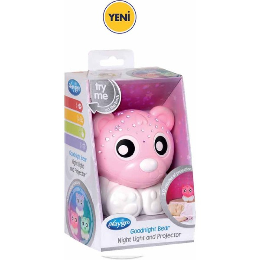 Playgro Sevimli Ayı Projektör Pembe 0 Ay+ Bebek Oyuncakları Fiyatı