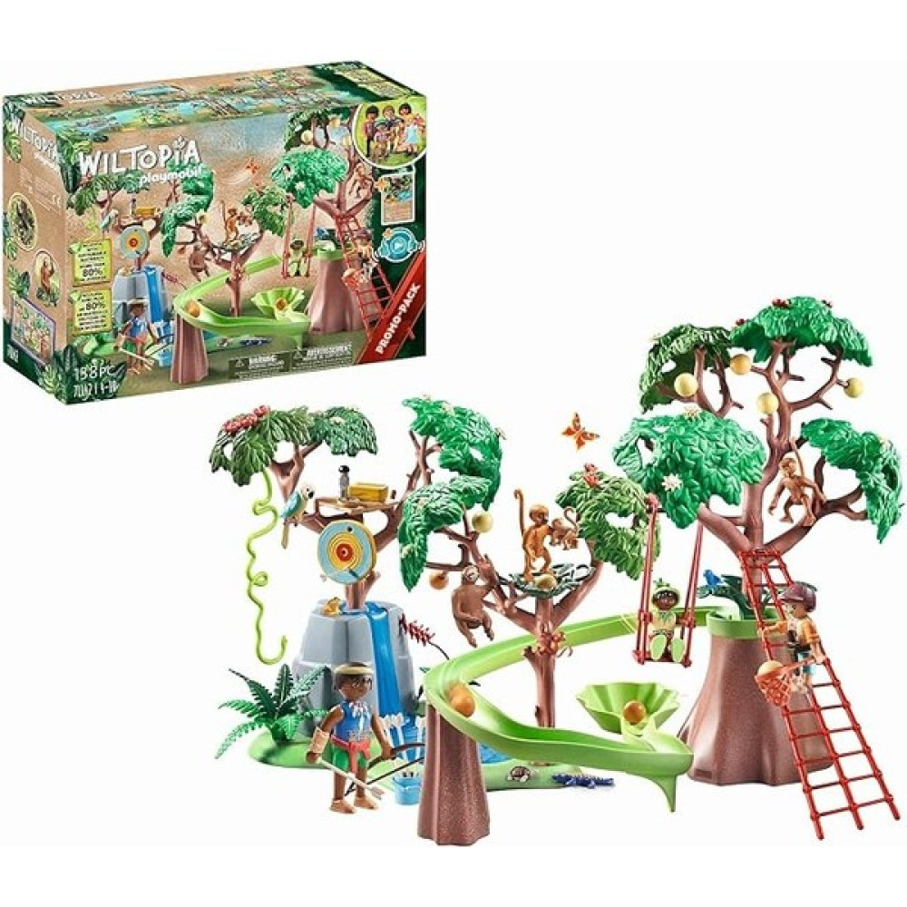 Playmobıl Wiltopia 71142 Tropikal Orman Oyun Alanı, Şelale, Bilye Kaydırağı ve Salıncak Dahil, 4 Ya - Araba Oto Boyaları Fiyatı